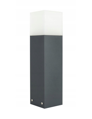 Elegancki słupek oświetleniowy CUBE CB-MAX 400 DG - nowoczesne oświetlenie do ogrodów i przestrzeni zewnętrznych