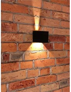 Lampa ogrodowa LED LEO z regulacją, biały, 6W, nowoczesny kinkiet IP54 do oświetlenia przestrzeni zewnętrznych 2