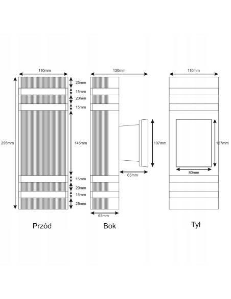 Lampa ogrodowa VELA II GU10 czarna z przezroczystymi akcentami – eleganckie oświetlenie zewnętrzne do Twojego domu