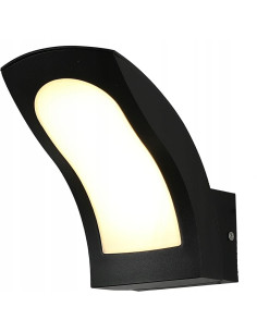 Nowoczesna lampa elewacyjna DORADO LED 10W IP54 - biała/czarna, designerskie oświetlenie zewnętrzne do budynków