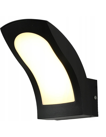 Nowoczesna lampa elewacyjna DORADO LED 10W IP54 - biała/czarna, designerskie oświetlenie zewnętrzne do budynków