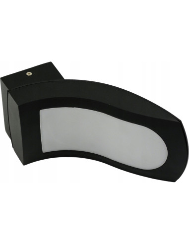 Nowoczesna lampa elewacyjna DORADO LED 10W IP54 - biała/czarna, designerskie oświetlenie zewnętrzne do budynków