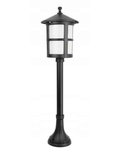 Elegancka lampa stojąca CORDOBA II – czarna, aluminiowa, idealna do ogrodu i na taras, wysokość 71 cm, IP23, E27