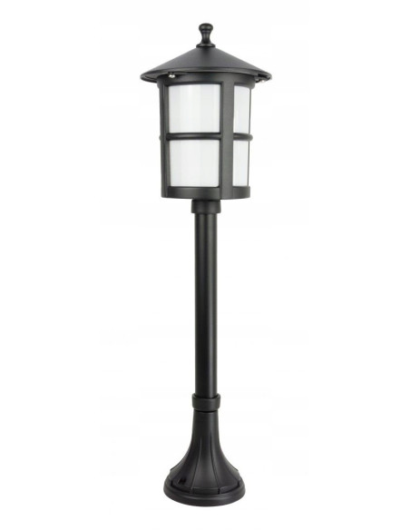 Elegancka lampa stojąca CORDOBA II – czarna, aluminiowa, idealna do ogrodu i na taras, wysokość 71 cm, IP23, E27
