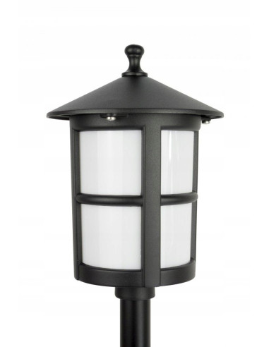 Elegancka lampa stojąca CORDOBA II – czarna, aluminiowa, idealna do ogrodu i na taras, wysokość 71 cm, IP23, E27