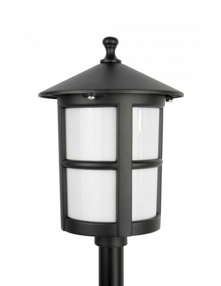 Elegancka lampa stojąca CORDOBA II – czarna, aluminiowa, idealna do ogrodu i na taras, wysokość 71 cm, IP23, E27