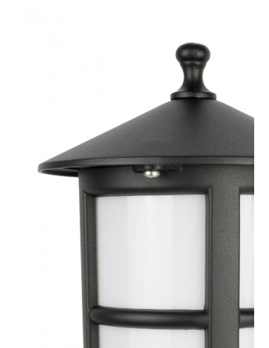 Elegancka lampa stojąca CORDOBA II – czarna, aluminiowa, idealna do ogrodu i na taras, wysokość 71 cm, IP23, E27