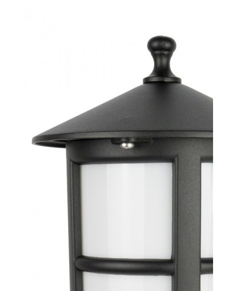 Elegancka lampa ogrodowa CORDOBA II, klasyczny design, aluminiowa, czarna, IP23, E27, 60W, idealna do ogrodu i parku.