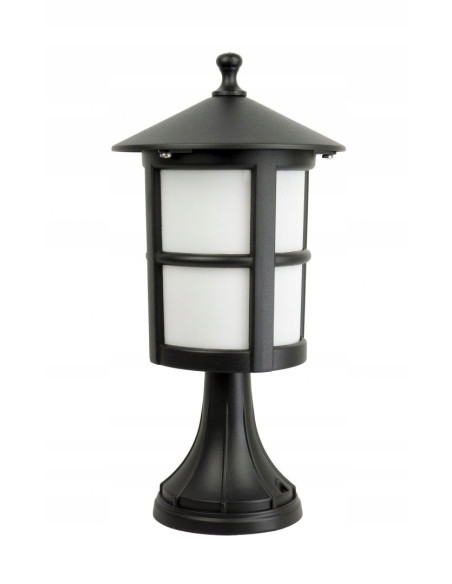 Lampa Stojąca Cordoba Su-ma - Czarna, Aluminiowa, 41 cm, IP23, E27 do Oświetlenia Tarasu i Ogrodu