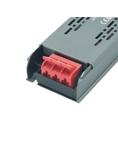 Zasilacz LED ProVero ULTRA SLIM 12V 200W - Modułowy Zasilacz Wewnętrzny w Eleganckiej Obudowie Grafitowej