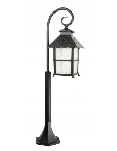 Lampa zewnętrzna CADIZ 86 cm, czarna, elegancka oprawa oświetleniowa do ogrodu i alejek, E27, stylowy design.