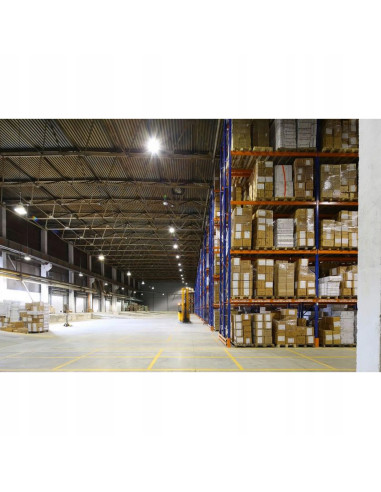 Reflektor LED HIGH BAY ARNO 100W 4000K - Oświetlenie Przemysłowe 10000lm do Magazynów i Hal Produkcyjnych