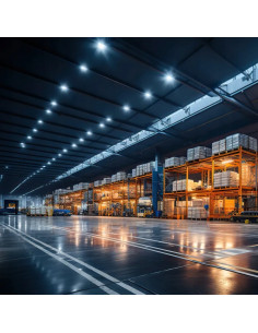 Oprawa High Bay LED 200W 29000LM IP65 4000K - Przemysłowe Oświetlenie do Magazynów i Hal Produkcyjnych