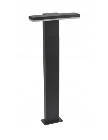 Nowoczesna lampa ogrodowa Su-ma FLER - eleganckie oświetlenie LED 10W, szare, IP54, 720 lumenów do ścieżek i alejek.