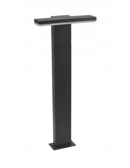 Nowoczesna lampa ogrodowa Su-ma FLER - eleganckie oświetlenie LED 10W, szare, IP54, 720 lumenów do ścieżek i alejek.