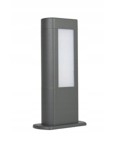 Prostokątna lampa ogrodowa LED EVO szara, 560 LM, odporna na warunki atmosferyczne, idealna do tarasu i ogrodu. 2