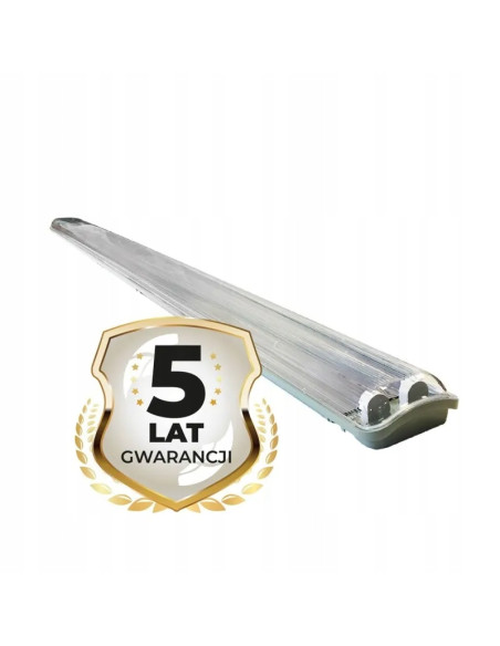Hermetyczna Oprawa LED 120cm z Odbłyśnikiem – Trwałe Oświetlenie Przemysłowe Eko-Light