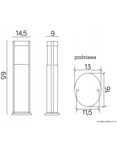 Lampa stojąca ELIS E27 w srebrnej obudowie - nowoczesne oświetlenie do ogrodu i przestrzeni publicznych, IP54
