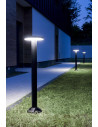 Lampa ogrodowa Rondo II LED - czarna, 105 cm, regulacja barwy światła, IP65, 1140 Lumenów, nowoczesny design.