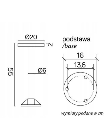 Lampa ogrodowa LED Rondo II czarna 55 cm z regulacją barwy światła, IP65 - nowoczesny design i funkcjonalność.