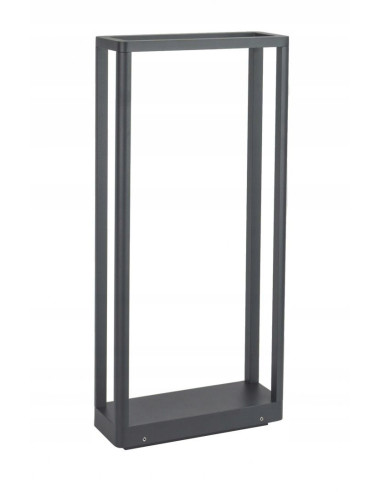 Elegancki słupek oświetleniowy LED ARMA AR-500 w prostokątnej aluminiowej ramie do ogrodu i przestrzeni zewnętrznych