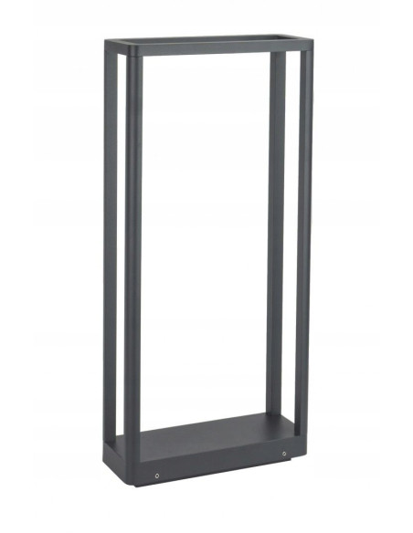 Elegancki słupek oświetleniowy LED ARMA AR-500 w prostokątnej aluminiowej ramie do ogrodu i przestrzeni zewnętrznych