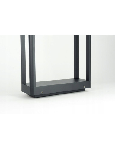 Elegancki słupek oświetleniowy LED ARMA AR-500 w prostokątnej aluminiowej ramie do ogrodu i przestrzeni zewnętrznych