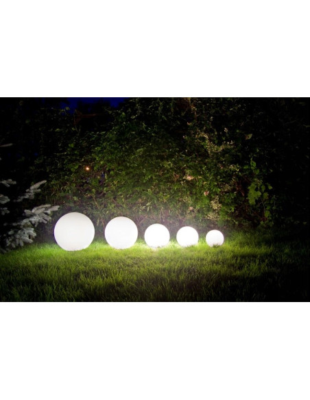 Lampa Ogrodowa ALEKULE E27 - Designerska Kula Oświetleniowa 30 cm, Odporna na Warunki Atmosferyczne do Ogrodu