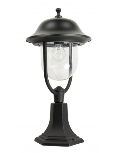 Lampa ogrodowa Su-ma Prince K 4011/1/O - czarna, elegancka oprawa do ogrodu, balkonu i tarasu, IP 43, E27 60W