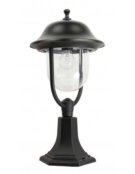 Lampa ogrodowa Su-ma Prince K 4011/1/O - czarna, elegancka oprawa do ogrodu, balkonu i tarasu, IP 43, E27 60W