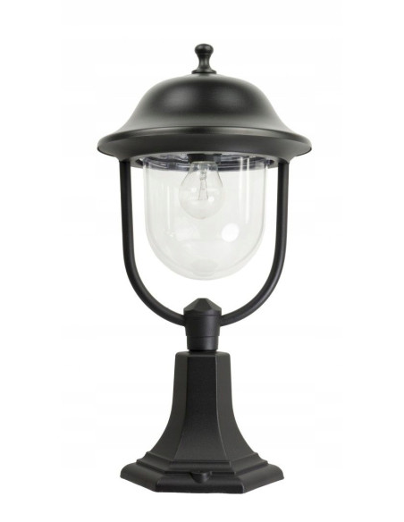Lampa ogrodowa Su-ma Prince K 4011/1/O - czarna, elegancka oprawa do ogrodu, balkonu i tarasu, IP 43, E27 60W