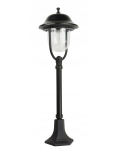Lampa stojąca Prince K 5002/3/O E27, czarna, klasyczna, aluminiowa, 87 cm do ogrodu i tarasu 2