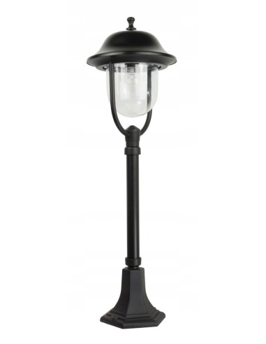 Lampa stojąca Prince K 5002/3/O E27, czarna, klasyczna, aluminiowa, 87 cm do ogrodu i tarasu