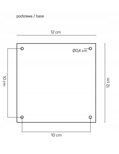 Nowoczesna lampa ogrodowa PORTO IP65 z prostokątną ramą i okrągłym kloszem, czarna - styl i funkcjonalność w ogrodzie