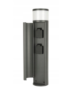 Lampa ogrodowa Su-ma Elborn EL3113 z gniazdami, aluminiowa, IP54, nowoczesny design do przestrzeni zewnętrznych 2