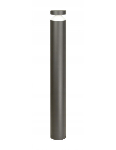 Lampa Ogrodowa Delta 75 cm ze Stali Nierdzewnej, LED 6W, Okrągła, Szara, IP44 – Nowoczesne Oświetlenie Zewnętrzne