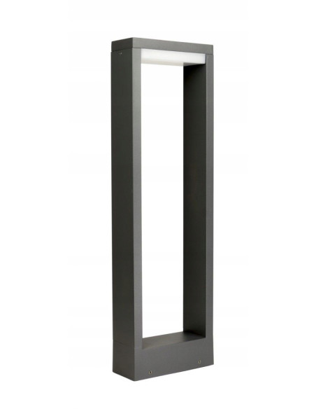 Lampa zewnętrzna LED FORM YB19503, 50 cm, szara z regulacją barwy światła, IP54, idealna do schodów i ścieżek.