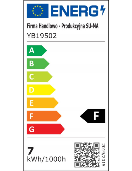 Lampa zewnętrzna LED FORM YB19502, prostokątna, aluminiowa, 80 cm, z regulacją barwy światła, kolor ciemny popiel.