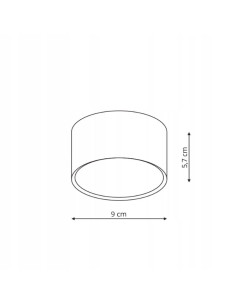 Elegancka Oprawa Sufitowa LED Kendal 6W, Biała, Ciepłe Światło 3000K - Idealna do Biur i Sal Konferencyjnych 2
