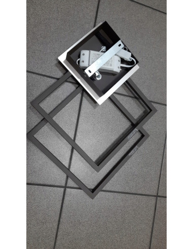 Nowoczesna lampa sufitowa Briloner LED w metalicznym złotym brązie, ściemniana, idealna do sypialni i salonu.