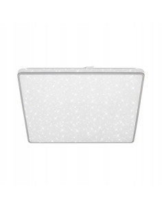 Lampa sufitowa LED BRILONER 37 cm, matowy chrom, 24 W, 2800 lm - eleganckie oświetlenie do nowoczesnych wnętrz