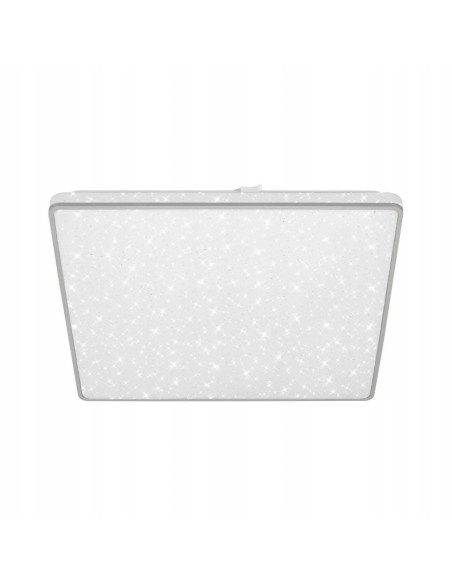 Lampa sufitowa LED BRILONER 37 cm, matowy chrom, 24 W, 2800 lm - eleganckie oświetlenie do nowoczesnych wnętrz