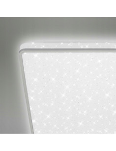 Lampa sufitowa LED BRILONER 37 cm, matowy chrom, 24 W, 2800 lm - eleganckie oświetlenie do nowoczesnych wnętrz 2