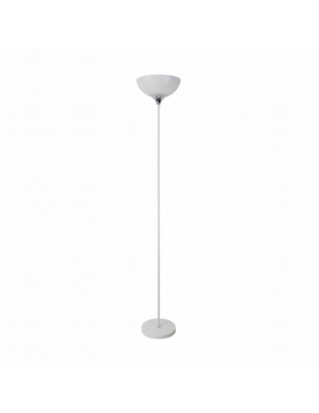 Nowoczesna lampa podłogowa SARDA w białym macie E27 – elegancki akcent do każdego wnętrza