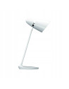 Lampa biurkowa Elmo Tavolo Bianco - elegancka lampa z regulacją kąta padania światła w białym metalu.