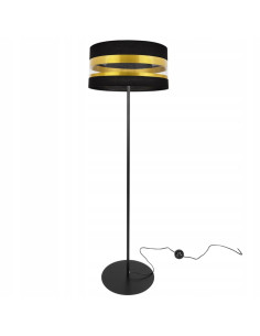 Lampa podłogowa Intense Gold z eleganckim abażurem – nowoczesny akcent w klasycznej aranżacji wnętrz 2