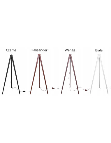 Lampa podłogowa Monstery Dark z kwiatowym motywem, elegancka do salonu i biura, różne kolory klosza i konstrukcji