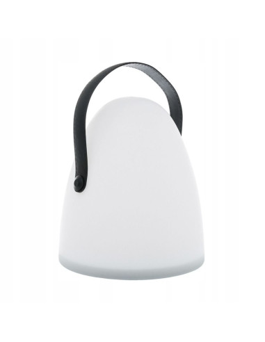 Elegancka lampka stołowa LUKA LED - nowoczesny, bezprzewodowy dodatek do biura i wnętrz w kolorze białym i czarnym