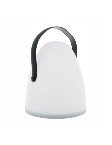 Elegancka lampka stołowa LUKA LED - nowoczesny, bezprzewodowy dodatek do biura i wnętrz w kolorze białym i czarnym