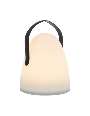 Elegancka lampka stołowa LUKA LED - nowoczesny, bezprzewodowy dodatek do biura i wnętrz w kolorze białym i czarnym